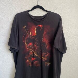 Marvel Deadpool Graphic T-Shirt Size 2XL
